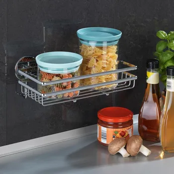 Kuchyňská skříňka WENKO Univerzální kovová polička Turbo-Loc® 674778