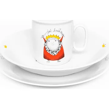 Talíř Jídelní set 3 Jsi král!
