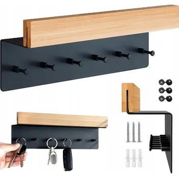 Věšák Stojací věšák Bedee černý