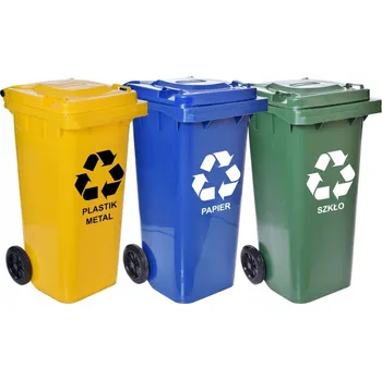 Odpadkový koš Sada nádob na odpad Gockowiak 120l 3ks
