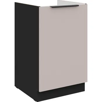 Kuchyňská linka Nábytek PEGAS s.r.o. Dolní skřínka ARONA - 50 ZL 1F BB, Černá mat/Kašmír