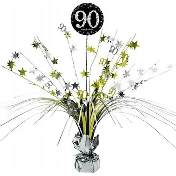 Party dekorace DEKORACE na stůl ZÁVAŽÍ pro balónky 90. narozeniny