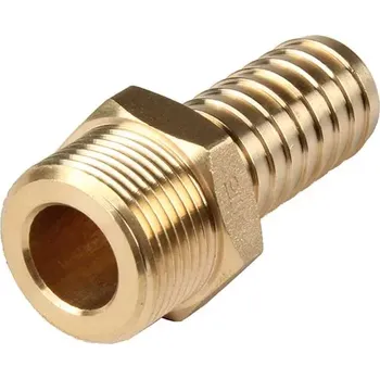 Koncovka typ B GZ BSPT 1/2" na hadici 3/8", mosaz