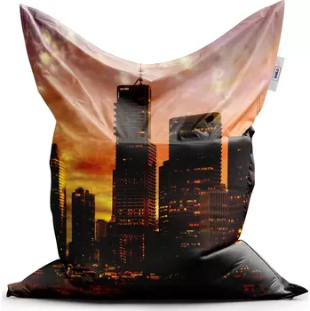 Sedací pytel Sablio Sedací vak Mrakodrapy - 200x140 cm