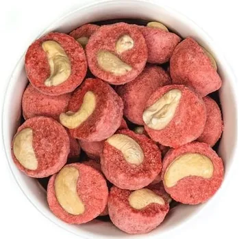 Zmrzlinový kopeček jahoda a kešu