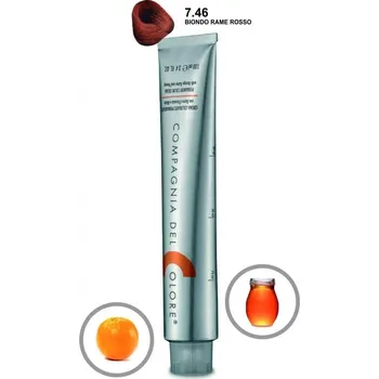 Barva na vlasy Compagnia Del Colore barva na vlasy 7.46 100 ml