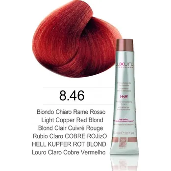 Barva na vlasy Green Light barva na vlasy Luxury 8.46 100 ml