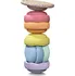 Balanční podložka Stapelstein Rainbow Set balanční kameny 6 ks + balanční deska, Pastel