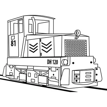 MAŠINKA DH 120 / 20x15 cm (Samolepicí šablona na pískování)