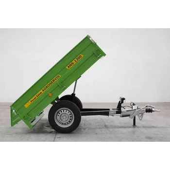 Traktorový návěs 1,3t ANS-1300 sklápěcí za malotraktor s SPZ