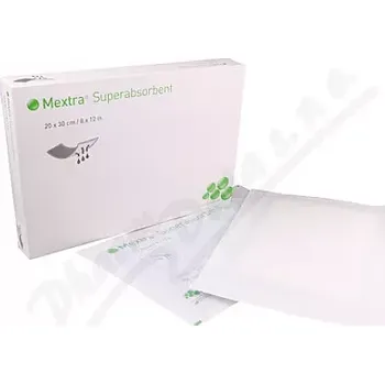 Krytí na ránu Mextra Superabsorbent absorp.krytí 20x30cm 10ks