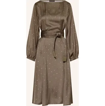 Dámské šaty Emporio Armani Dámské Saténové Šaty, černošedá, 40