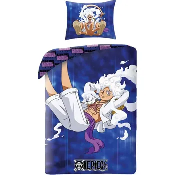 Povlečení Halantex Povlečení - One Piece (OP-0358BL) 140x200, 70x90cm (100% Cotton)