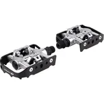 FORCE pedály MTB nášlapné jednostranné SPD FPC – černé Jednostranné SPD, FPC systém, hliníkové tělo