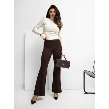 Sweatpants-RV-DR-A1060.03P-dark brown RUE PARIS černá | hnědá | krémová 3480704