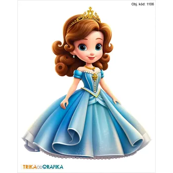 Textilie k potisku Princezna 2 – nažehlovačka 14x11