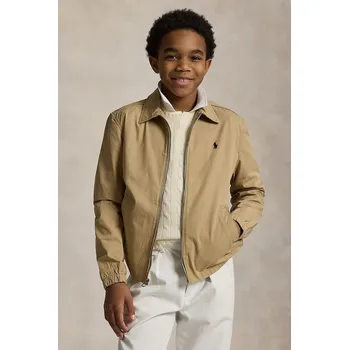 Bavlněná bunda Polo Ralph Lauren 323934661001 béžová 80X, vel. 136-138