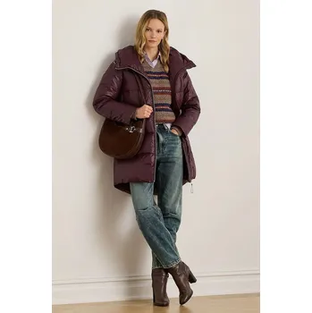 Péřová bunda Lauren Ralph Lauren 297P04101 burgundské 83X, vel. S