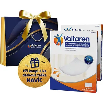 Náplast Voltaren - Voltaren 140 mg léčívá náplast 2 x 5 ks + taška