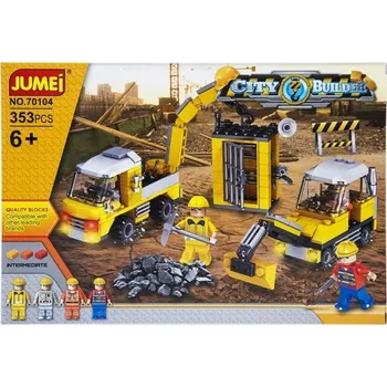 ostatní stavebnice Stavebnice Jumei City STAVĚNÍ, 353 dílků, 38 x 26 cm