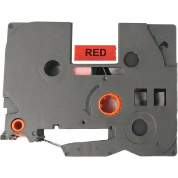 Pásek do tiskárny Páska - BROTHER TZE-V431, TZ-V431 - 12 mm x 5,5 m červená - černý tisk - VINYL - kompatibilní