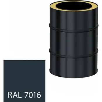 Komín Nerezová izolovaná roura antracit 150/250/30/0,5mm