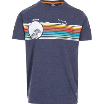 Pánské tričko TRESPASS Pánské sportovní tričko S FIALOVÁ |MODRÁ|ŠEDÁ