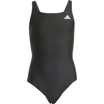 Dámské plavky ADIDAS Dívčí jednodílné plavky V-back Swimsuit 3 ROKY ČERNÁ