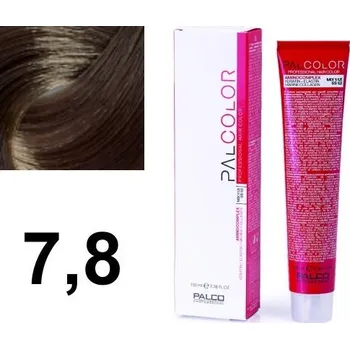 Barva na vlasy Palco profesionální barva na vlasy PALCOLOR 100 ml - 7,8