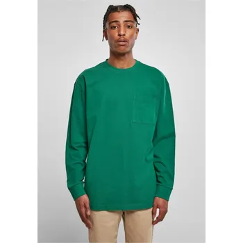 Pánské tričko Heavy Oversized Pocket Longsleeve - green M
