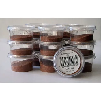 písek kapučíno / 18g (Dekorativní písek)