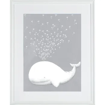 Umění Ellastration Bílá velryba