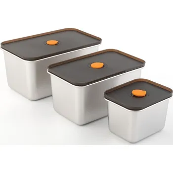 Dóza na potraviny Dóza na potraviny sada 3 ks s víkem 550, 1500, 2100 ml CS-101602