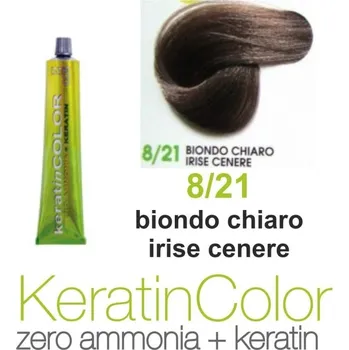 Barva na vlasy BBcos barva na vlasy s keratinem Keratin Color 8/21 100 ml