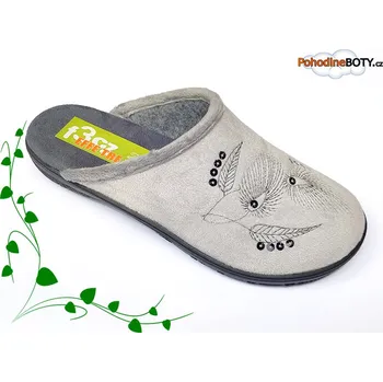 Dámská obuv Dámské domácí pantofle Effe tre měkká stélka