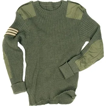 Pánská móda Svetr britský COMMANDO ZELENÝ použitý Svetr britský COMMANDO ZELENÝ použitý vel. 088