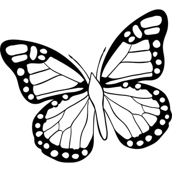 MOTÝL I. / 20x20 cm (Samolepicí šablona na pískování)