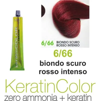 Barva na vlasy BBcos barva na vlasy s keratinem Keratin Color 6/66 100 ml