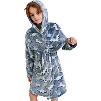 Dámský župan Dětský župan s Dinosaury župany: 12-13 let (158cm)