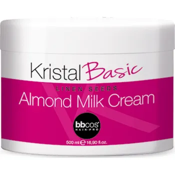 Vlasová regenerace BBcos Kristal Basic Almond Milk Cream 500 ml