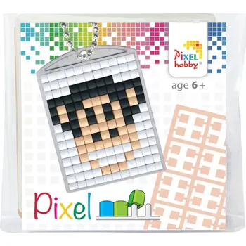 Pixel klíčenka opice 1ks
