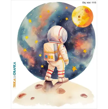 Textilie k potisku Kosmonaut – nažehlovačka 14x11