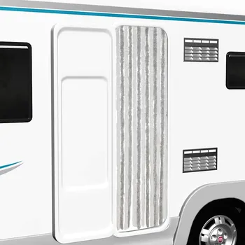 Síť proti hmyzu vidaXL Závěs proti hmyzu světle šedý a bílý 56 x 200 cm žinylka