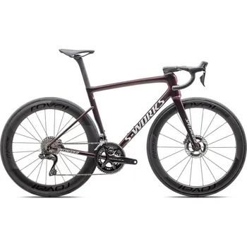 Silniční kolo Silniční kolo Specialized S-Works Tarmac SL8 Di2 2025 Velikost kola: 56, Barva kola: Gloss Solidity / Red To Black Pearl / Metallic White Silver, Modelový rok: 2025 Gloss Solidity / Red + RETÜL FIT ZDARMA