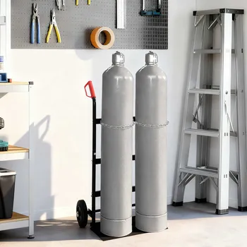 Zahradní vozík Ruční vozík Černá a červená 63 x 43,5 x 110 cm Ocel