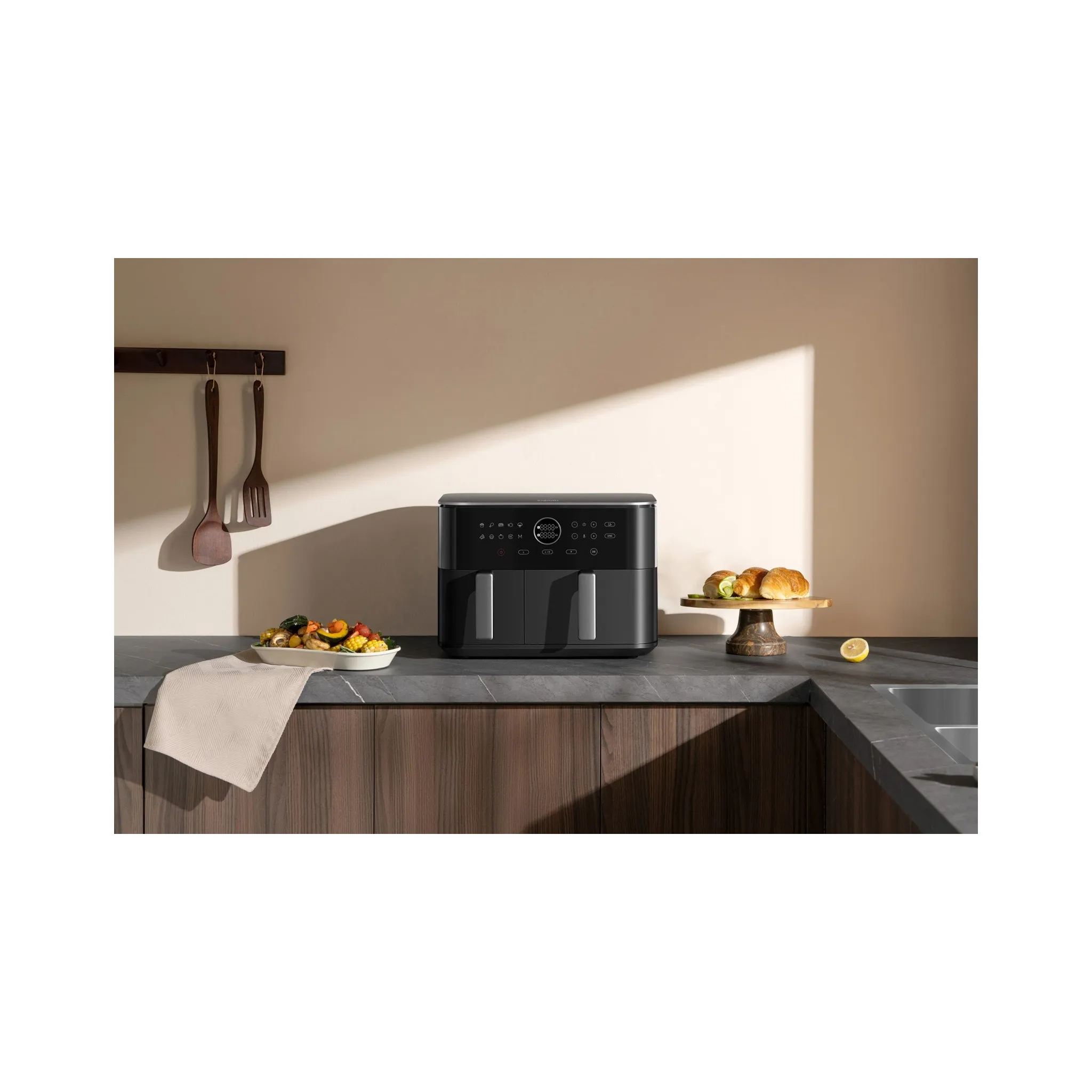 Fotografie 9 - Fritéza Xiaomi Dual Zone Air Fryer MAF-D1001 černá