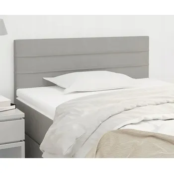 Čelo postele, světle šedá, 90x5x78/88 cm,