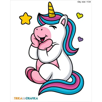 Textilie k potisku Jednorožec 3 – nažehlovačka 14x11