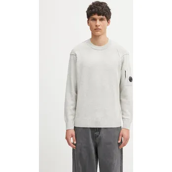 Pánský svetr Vlněný svetr C.P. Company pánský, béžová barva, 19CMKN707A110149A, XXL, 01X