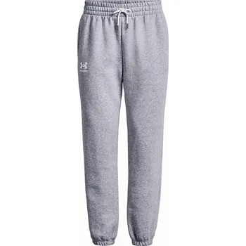 Dámské oblečení Dámské tepláky Under Armour Essential Fleece Joggers Velikost: L / Barva: světle šedá